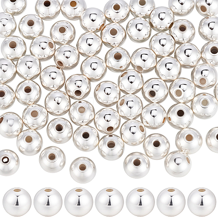 Rack Plating Brass Beads KK-PA0001-09A-1