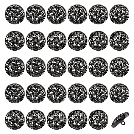 Alloy Shank Buttons FIND-WH0199-427B-1