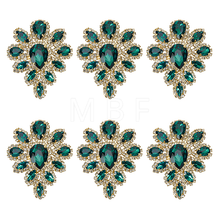 Teardrop Shape Hotfix Rhinestone DIY-FG0010-13B-1