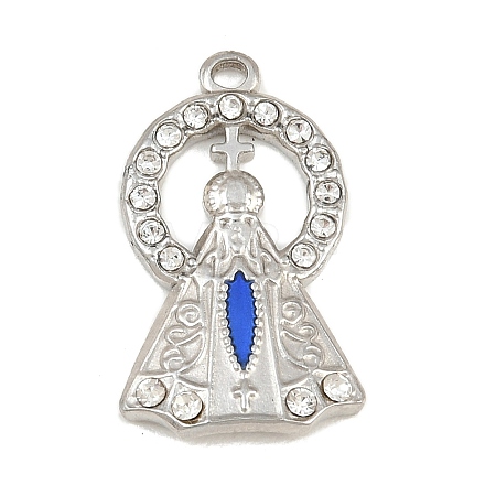 304 Stainless Steel Enamel Pendants SA-CBABA5E-13P-1