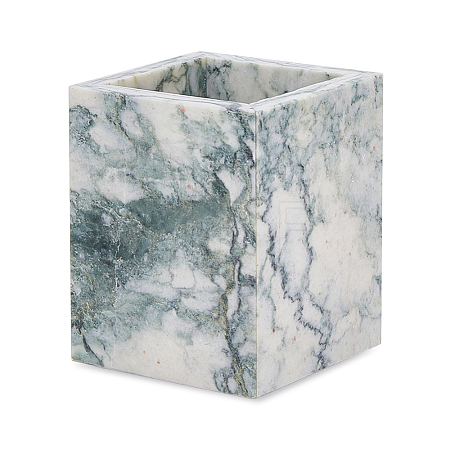 Rectangle Marble Storage Holder for Bathroom AJEW-WH0880-74A-02-1