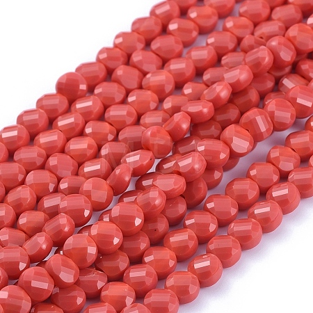 Glass Beads Strands EGLA-J149-B09-1