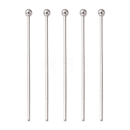 Tarnish Resistant 304 Stainless Steel Ball Head pins STAS-N017-02-30mm-1