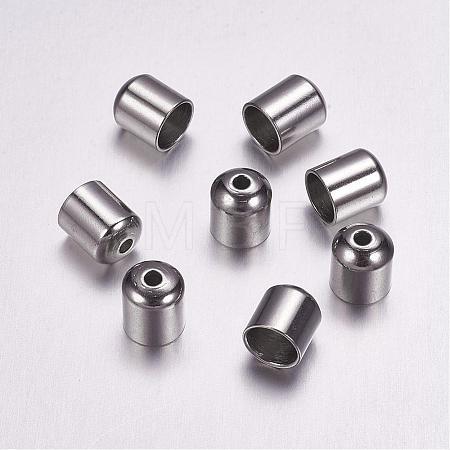 Tarnish Resistant 316 Surgical Stainless Steel Cord Ends STAS-F117-55P-5mm-1