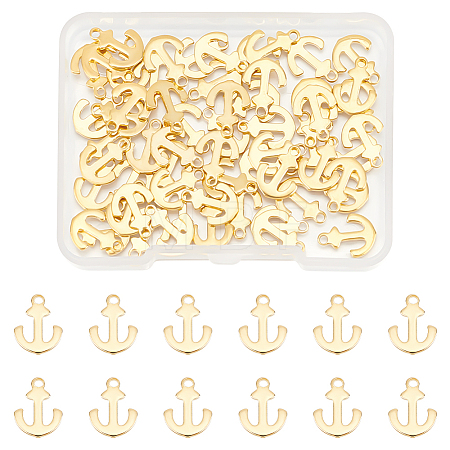 60Pcs 201 Stainless Steel Charms STAS-UN0059-10-1