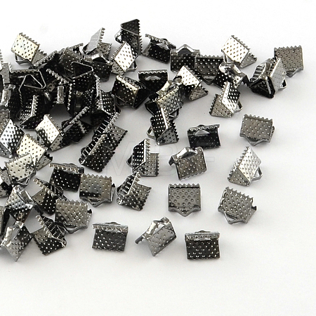 Iron Ribbon Crimp Ends IFIN-ZX025-B-1