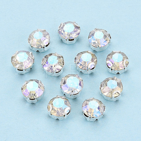 Sew on Rhinestone Montee Beads KK-T071-01C-01-1