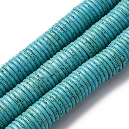 Synthetic Howlite Beads TURQ-20D-2-01-1