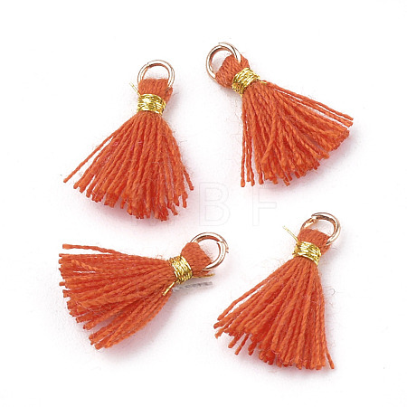 Polycotton(Polyester Cotton) Tassel Pendant Decorations FIND-S281-20-1