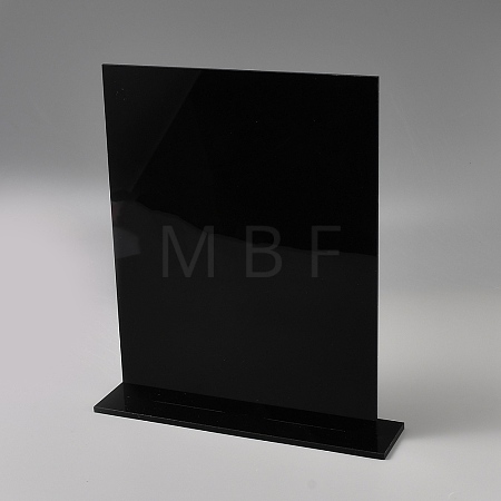 6Pcs Acrylic Blank Board Holder Stands ODIS-WH0038-275A-1