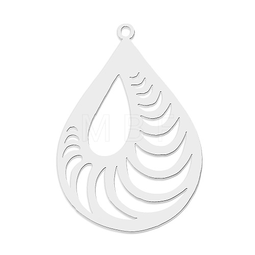 Non-Tarnish 201 Stainless Steel Pendants STAS-S105-LA807-1-1