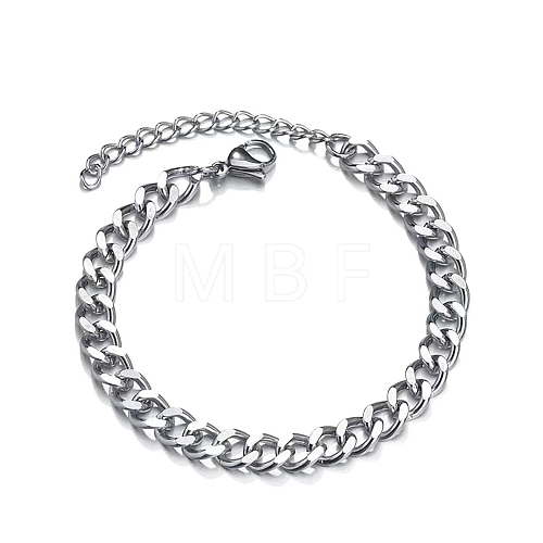 Stainless Steel Cable Chain Braclets PW-WG142A4-01-1