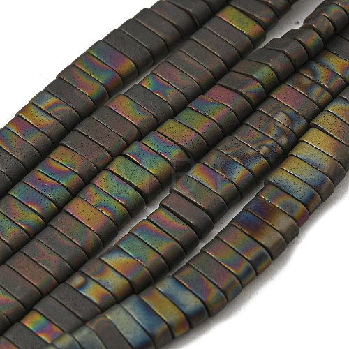 Electroplated Non-magnetic Synthetic Hematite Beads Strands G-C106-B01-05A-1