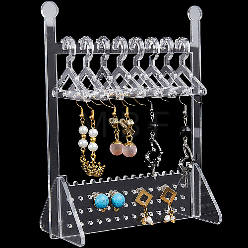 CRASPIRE 1 Set Acrylic Earring Display Stands EDIS-CP0001-14C-1