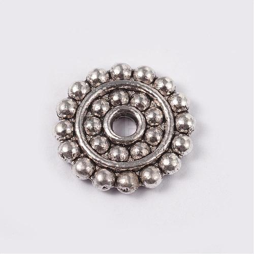 Tibetan Style Alloy Spacer Beads PALLOY-ZN47915-AS-RS-1