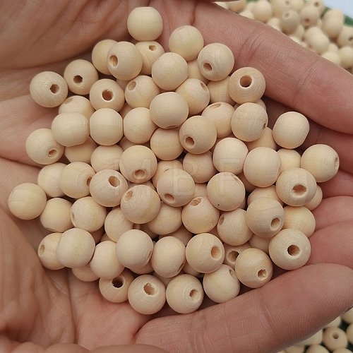 500Pcs Wood Beads FS-WG97363-03-1