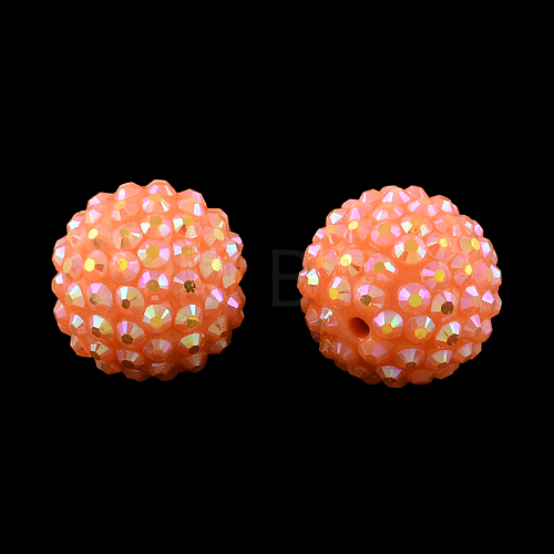 AB-Color Resin Rhinestone Beads RESI-S315-18x20-18-1