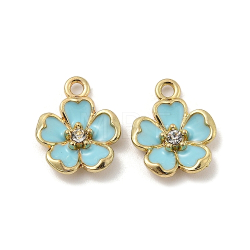 Alloy Enamel Pendants ENAM-D063-01G-01-1