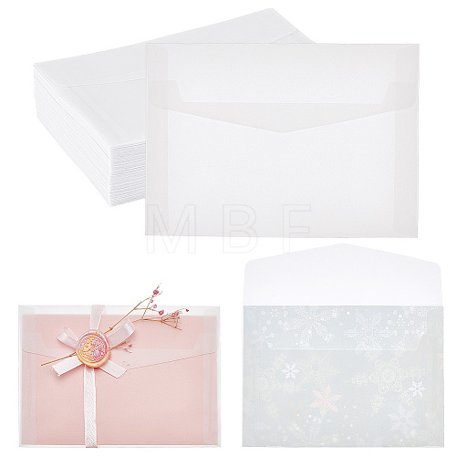 Blank Parchment Paper Envelopes AJEW-WH0038-98B-1