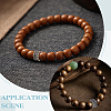 8Pcs 4 Colors Brass European Beads KK-ME0004-22-5