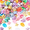 200Pcs 3 Styles Ocean Animal Opaque Acrylic Beads OACR-TA0005-04-3