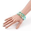 4Pcs 4 Styles Polymer Clay Heishi Beads Stretch Bracelets Sets BJEW-JB05910-5