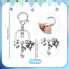 10Pcs Alloy Keychain KEYC-PH01627-2