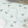 60Pcs Stainless Steel Spring Bead Clamps for Beading Jewelry Making FIND-SC0009-64-4