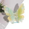 Double Butterfly Shape Cellulose Acetate(Resin) Claw Hair Clips PW-WG38307-04-1