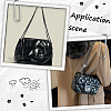 Adjustable Black Imitation Leather Bag Straps PURS-CL0001-55B-6