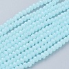 Imitation Jade Glass Beads Strands GLAA-G045-A10-1
