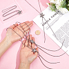 4Pcs Alloy Star Boho Tie Lariat Necklaces for Women NJEW-ME0001-21-3