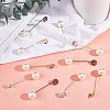  32 Sets 4 Colors Brass Brooch Pins Findings KK-NB0002-73-4