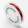 Round Copper Jewelry Wire X-CW0.4mm010-1