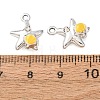Alloy Enamel Pendants RB-CBAC8D9-05P-05-3