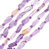 Natural Ametrine Beads Strands G-F821-E01-01-2