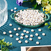 500Pcs Plating Acrylic Beads PACR-TADJ0001-01J-4