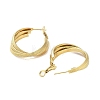 PVD Vacuum Plating 202 Stainless Steel Hoop Earrings EJEW-A041-05G-2