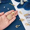 10 Sets 10 Styles Fold Over Clasp Sets FIND-FH0005-45-3