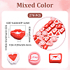270Pcs Valentine's Day Handmade Polymer Clay Beads Strands CLAY-PA0001-52-2