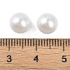 ABS Plastic Imitation Pearl Round Beads MACR-F033-8mm-24-4