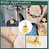 10Pcs Resin Pendant Decorations HJEW-YW00373-6