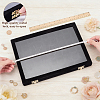 MDF Covered with Velvet Jewelry Grid Display Cases for Earrings Rings AJEW-WH0643-094A-3
