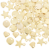 Unicraftale 60Pcs 3 Styles 201 Stainless Steel Charms STAS-UN0053-61-1