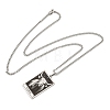 304 Stainless Steel Tarot Pendant Necklaces NJEW-A026-01P-02-3