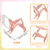 Alloy Crystal Ball Holders ODIS-WH0007-59B-RG-2