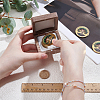 Wooden Badge Packing Magnetic Boxes CON-WH0085-229B-3