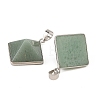 Natural Green Aventurine Pendants G-H359-03P-05-3