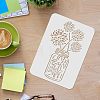 Large Plastic Reusable Drawing Painting Stencils Templates DIY-WH0202-049-3