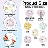 Handmade Rhinestone Clay Pave Beads CLAY-TAC0015-02A-4
